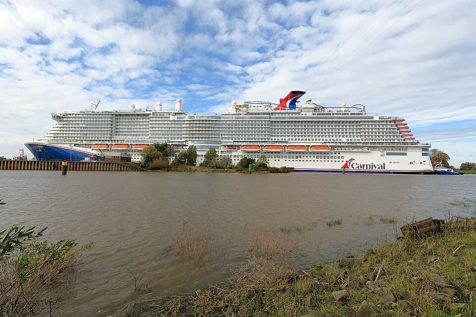Carnival Jubilee cruise ship, the Excel-class flagship homeported in Galveston