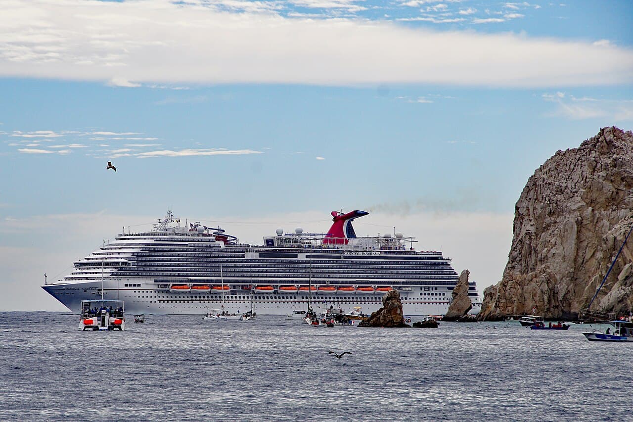 Carnival Panorama cruise ship side view