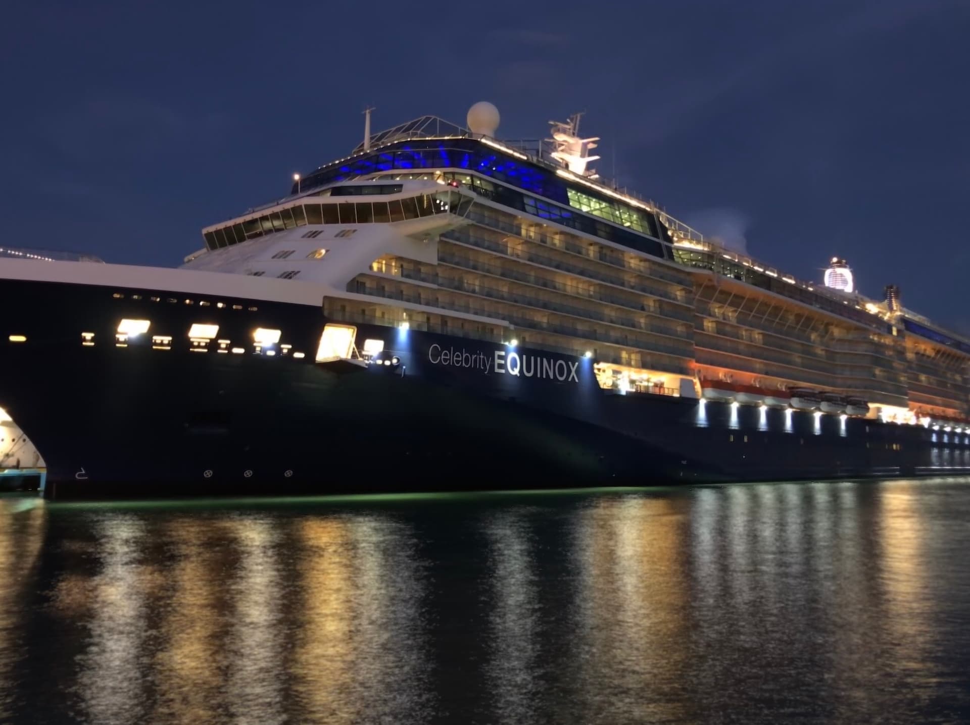 Celebrity Equinox docked in San Juan