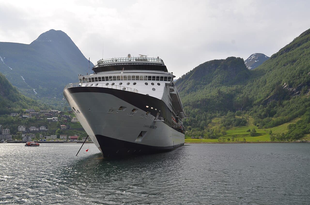 Celebrity Infinity cruise ship, a Millennium-class ship sailing the Mediterranean