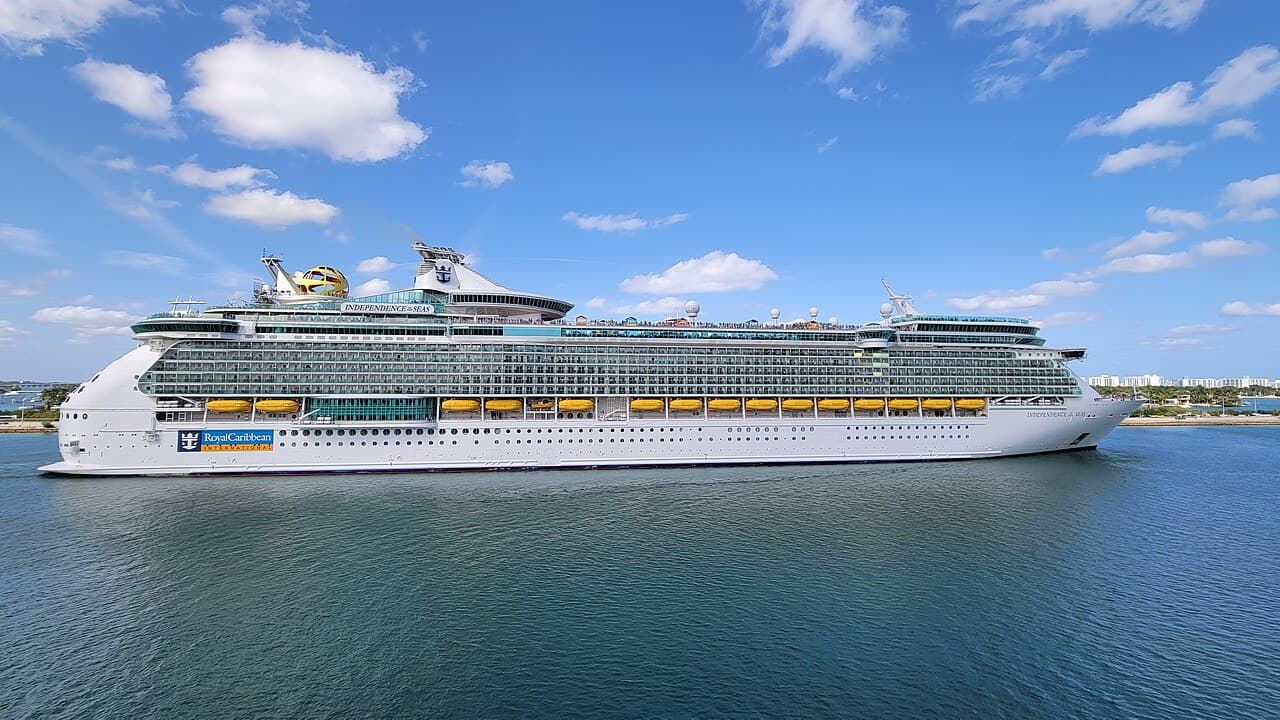 Independence of the Seas docked at Port Miami
