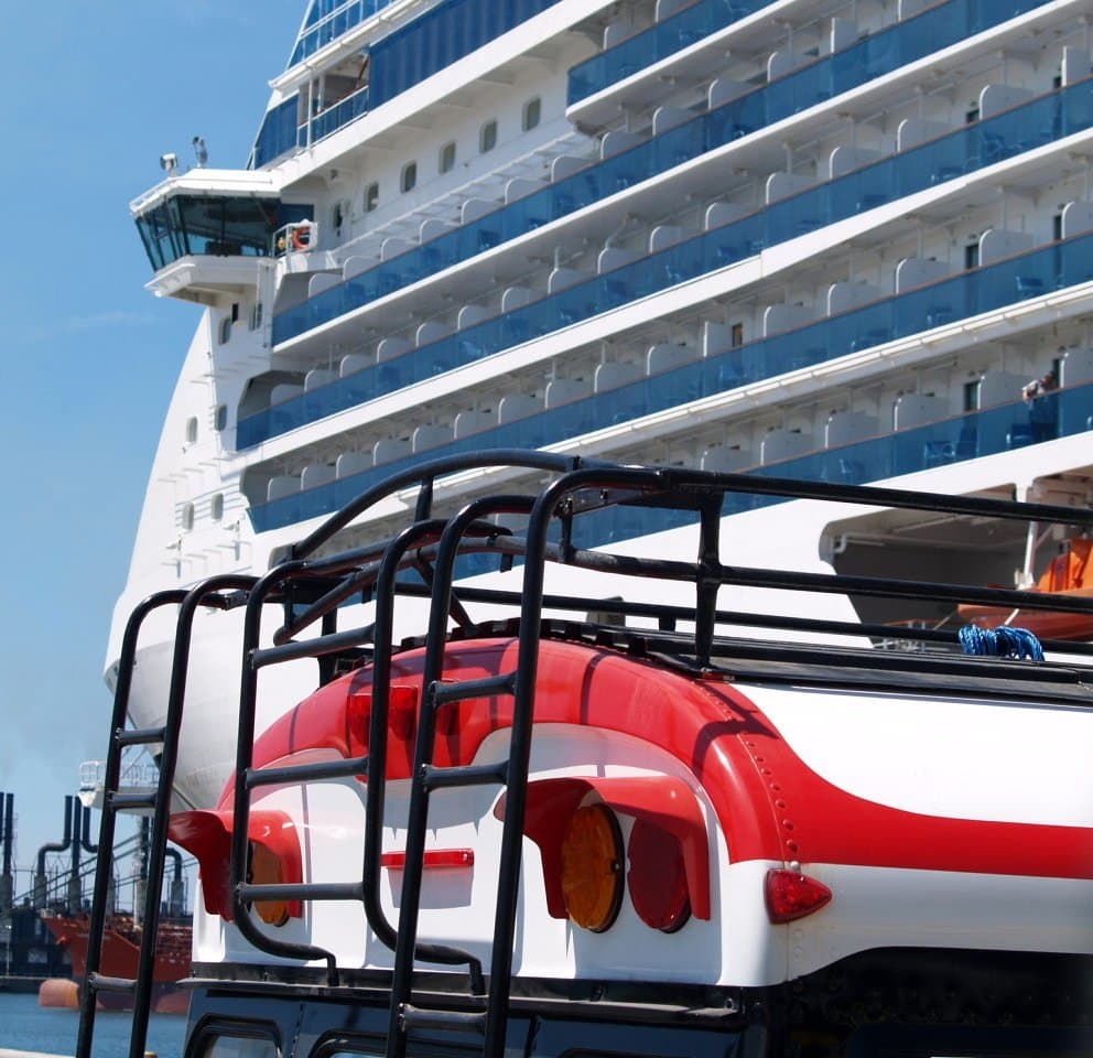 Island Princess cruise ship at Puerto Quetzal, Guatemala