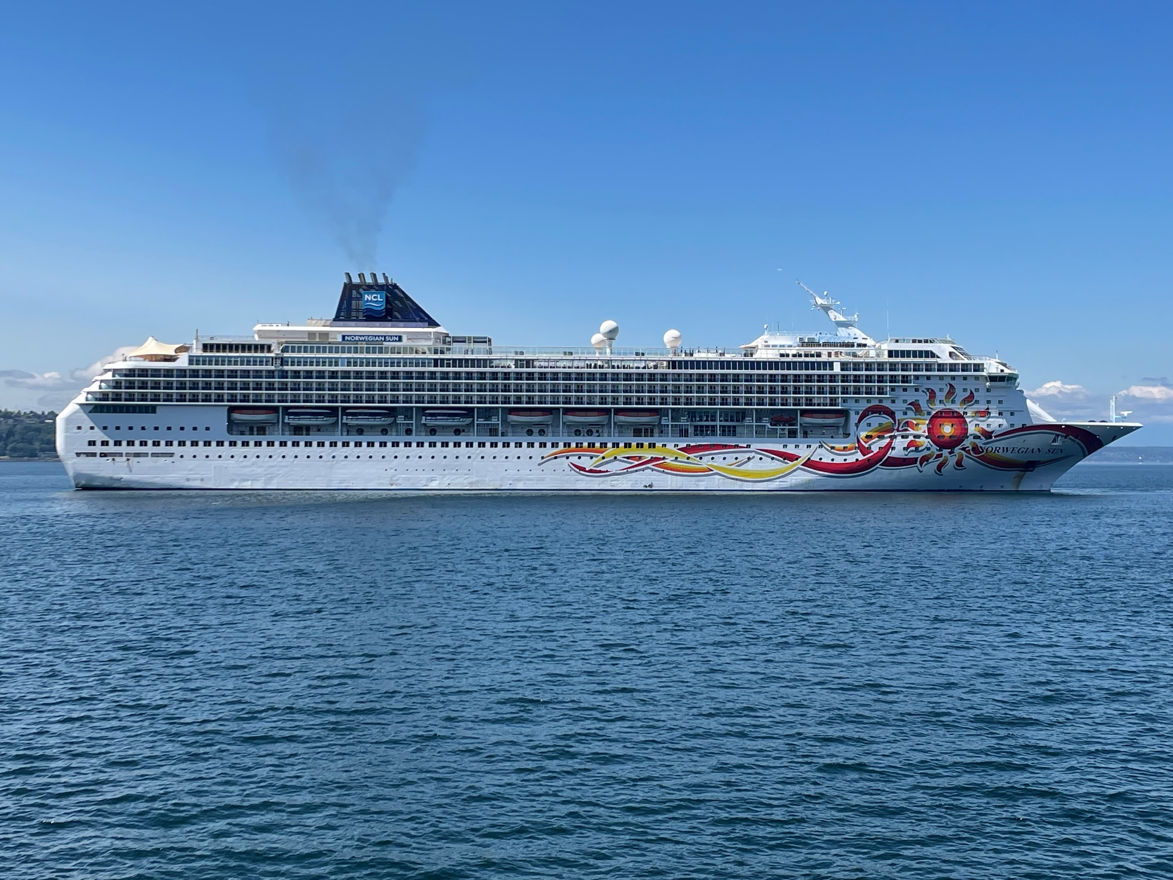Norwegian Sun near Seattle