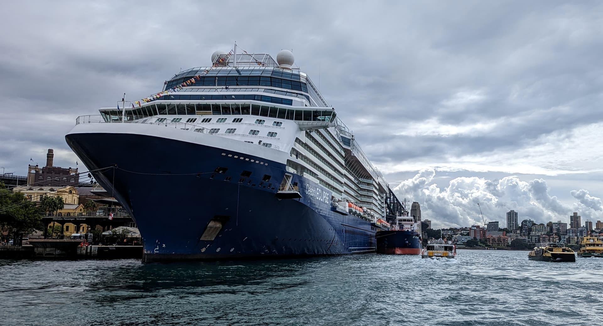 Celebrity Eclipse at Circular Quay in Sydney