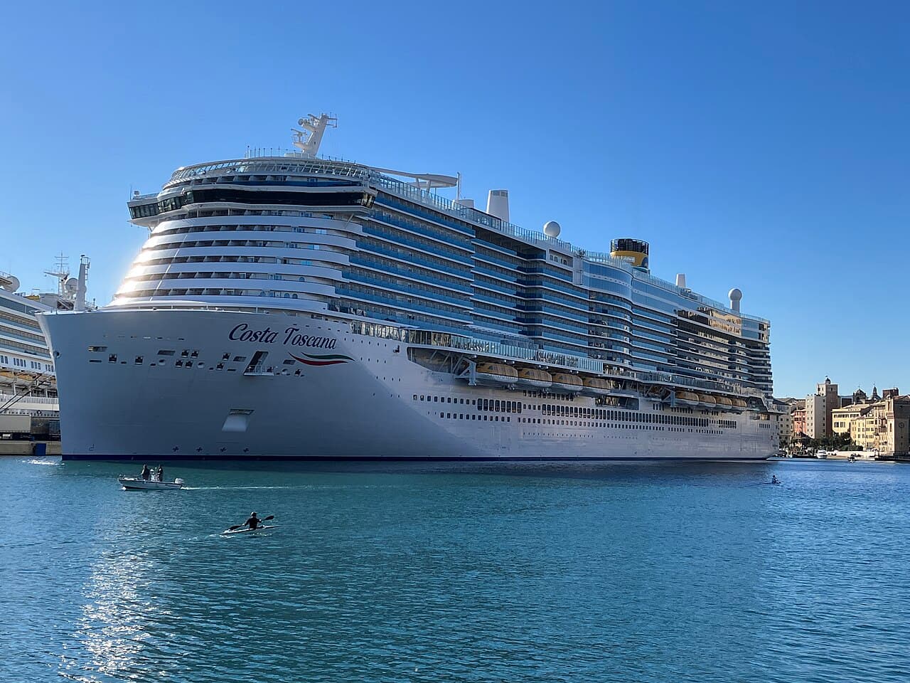 Costa Toscana docked in Savona, Italy