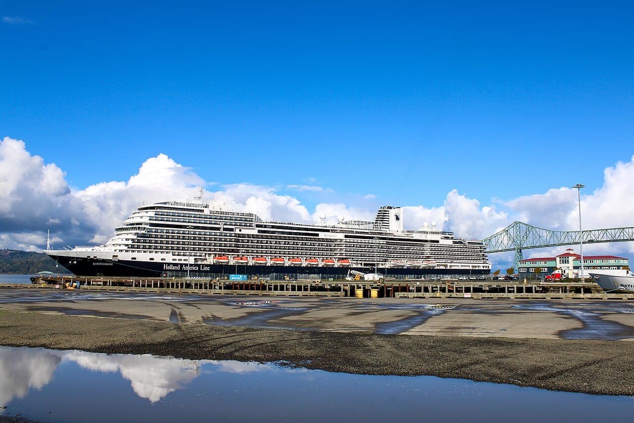 Koningsdam, the lead ship of Holland America Line's Pinnacle class