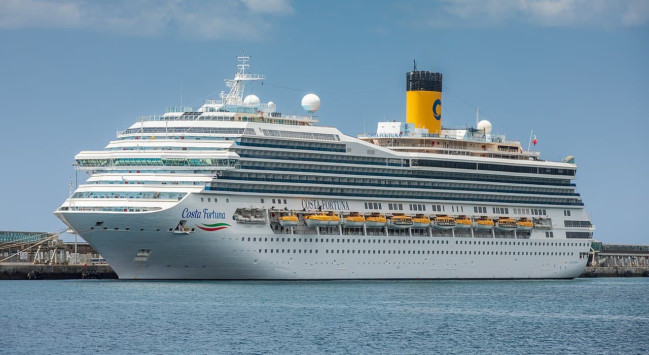 Costa Fortuna at the Port of Funchal — the ship that becomes Margaritaville at Sea Beachcomber