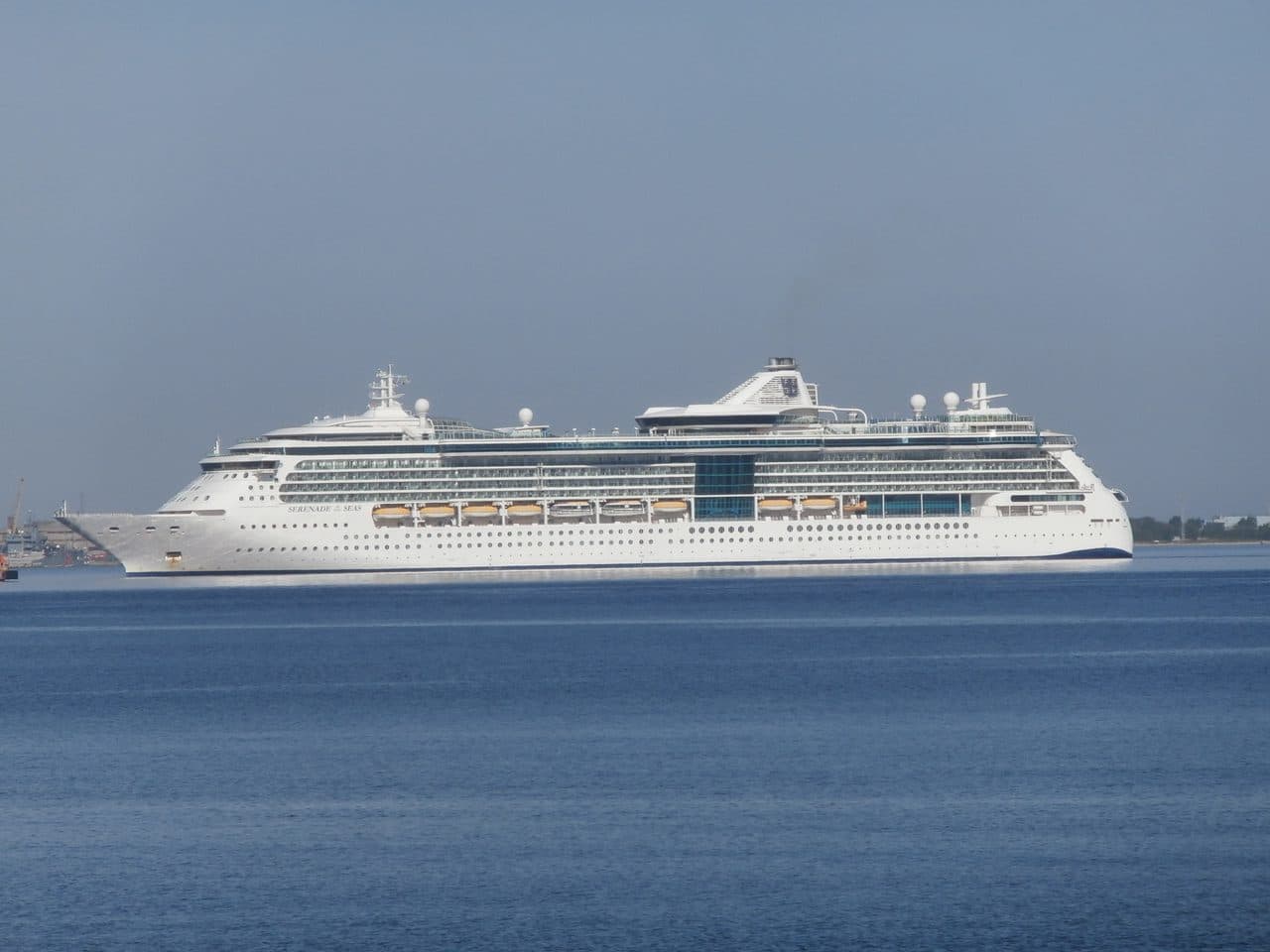 Serenade of the Seas arriving at Tallinn, Estonia