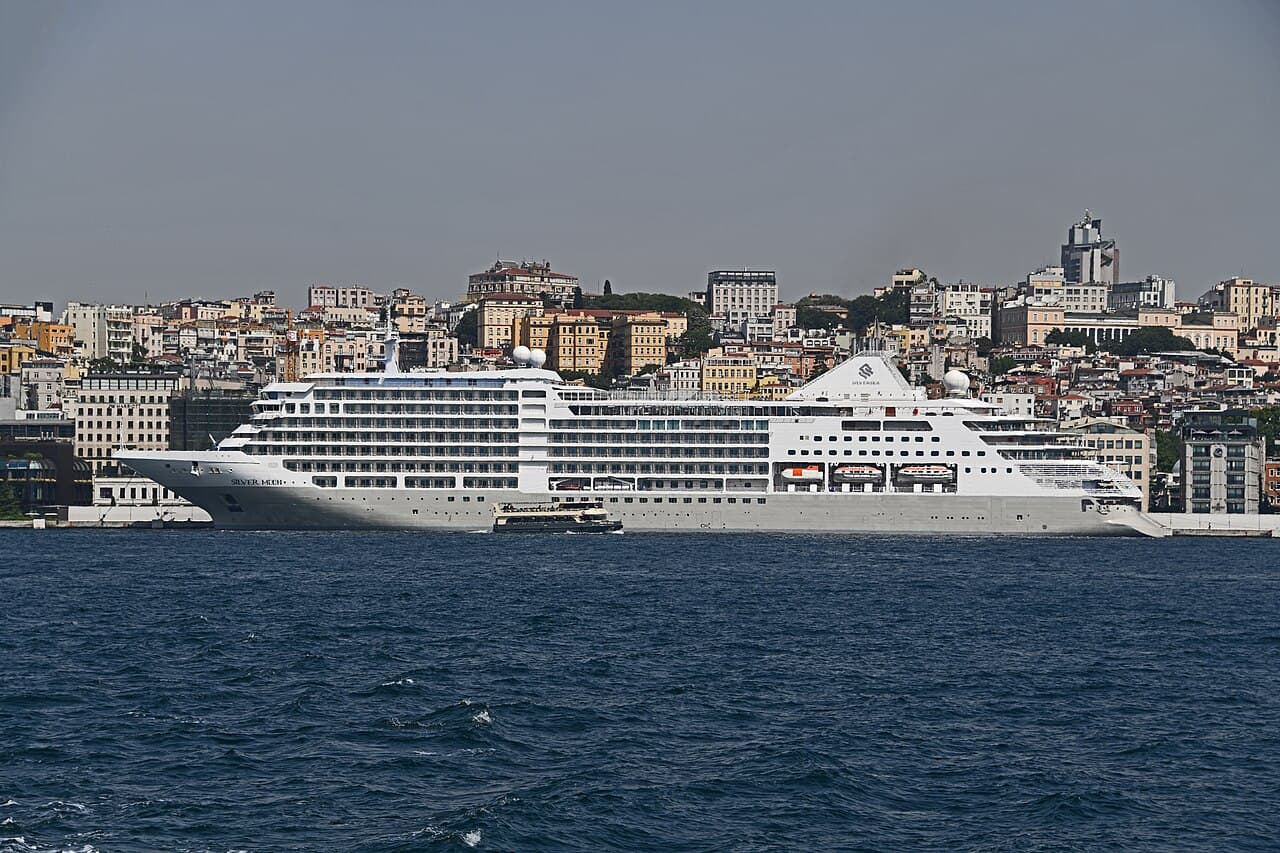 Silver Moon at Galataport, Istanbul