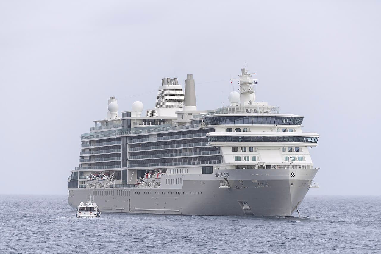 Silver Ray at sea