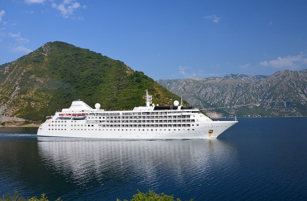 Silver Wind in the Bay of Kotor
