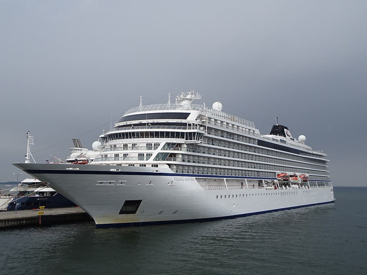 Viking Saturn moored in Tallinn