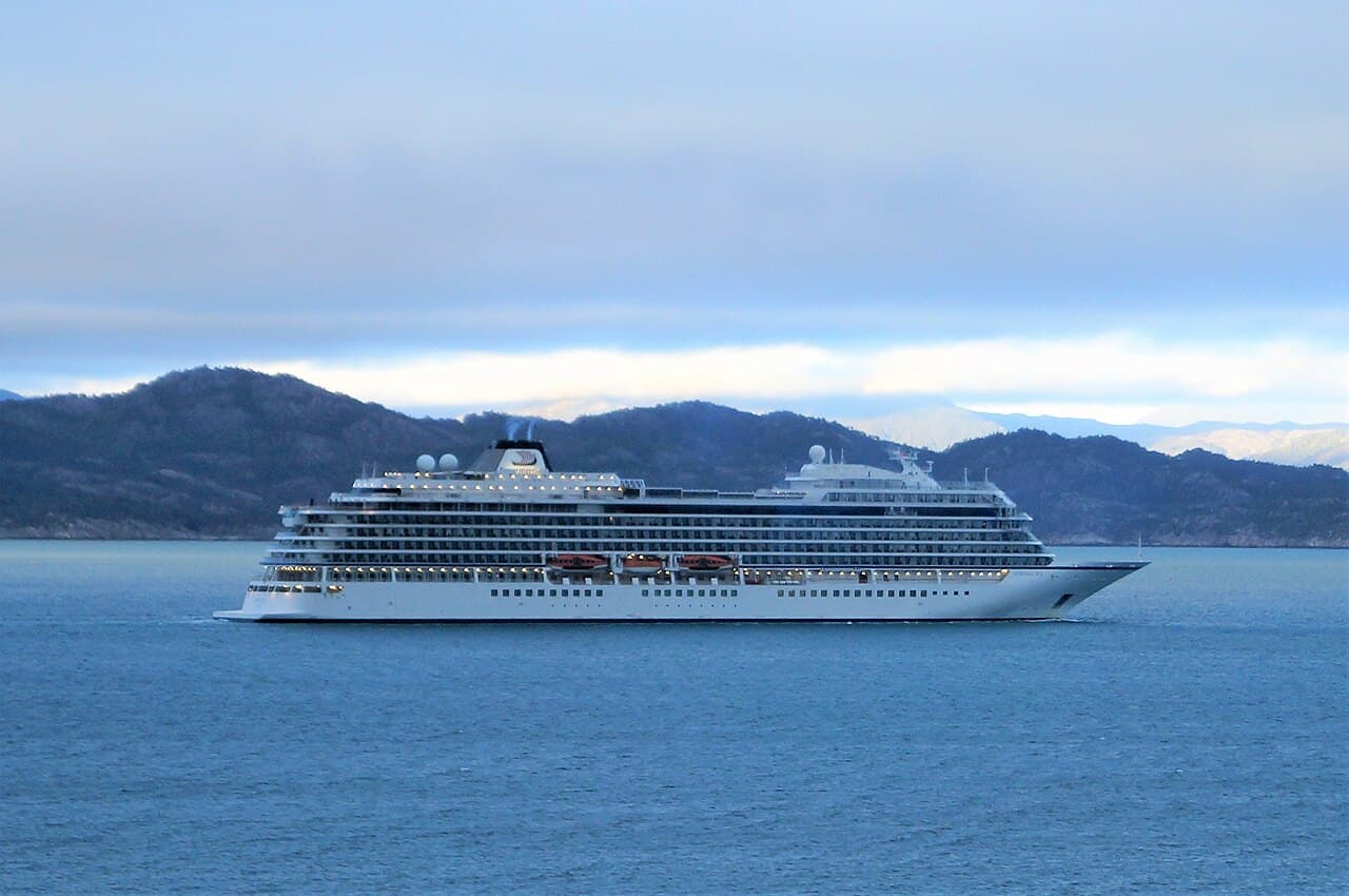 Viking Sea at sea off Norway