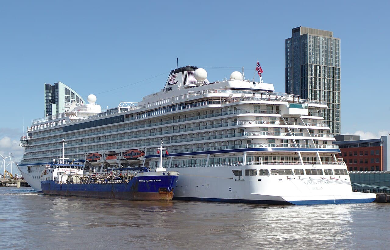 Viking Star docked in Liverpool