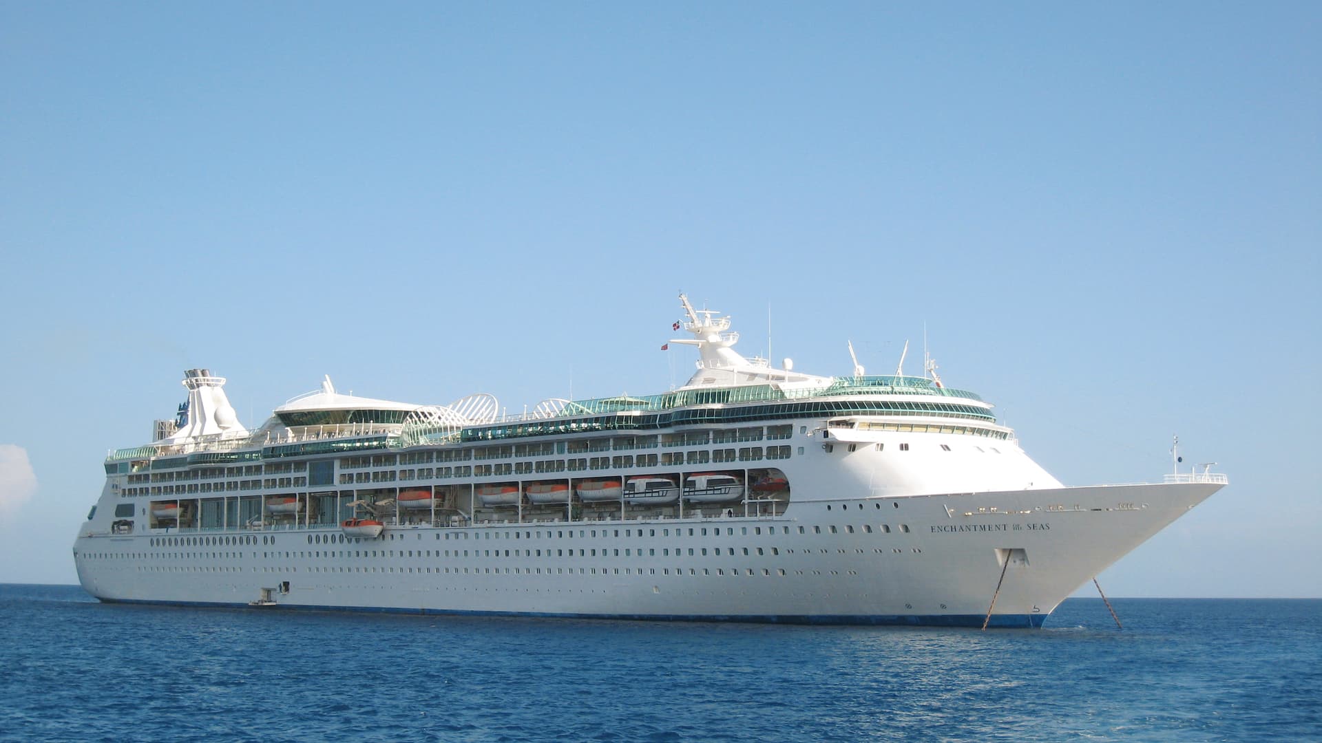 Enchantment of the Seas, a stretched Royal Caribbean Vision-class ship